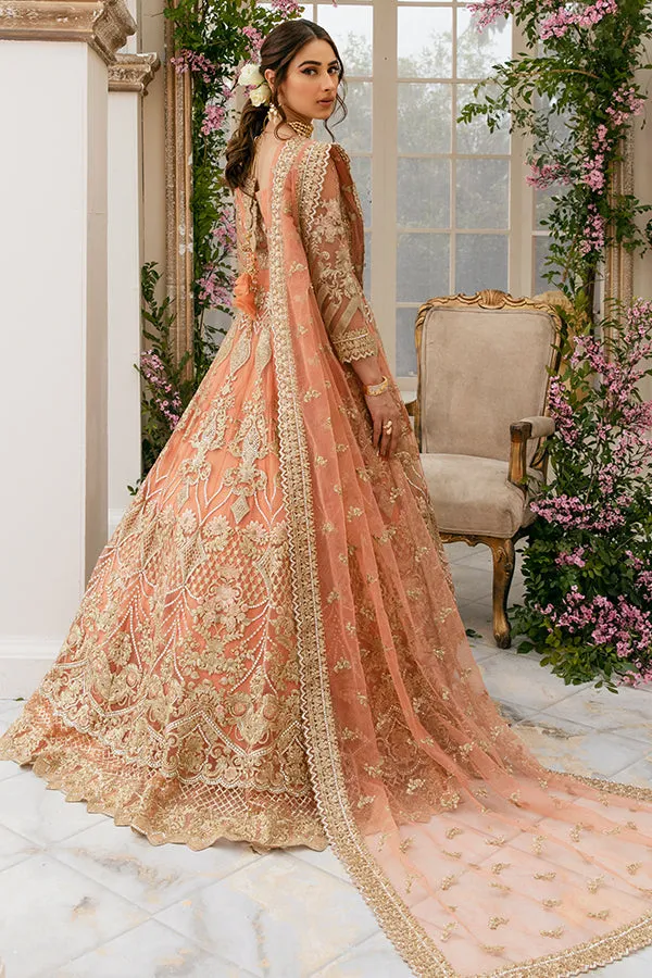 Pakistani Pishwas with Lehenga Dress for Bride #BS850