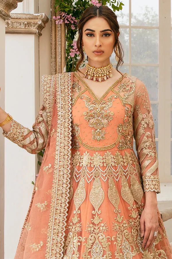 Pakistani Pishwas with Lehenga Dress for Bride #BS850