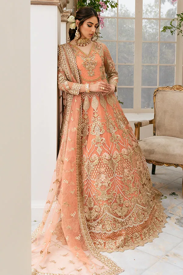 Pakistani Pishwas with Lehenga Dress for Bride #BS850