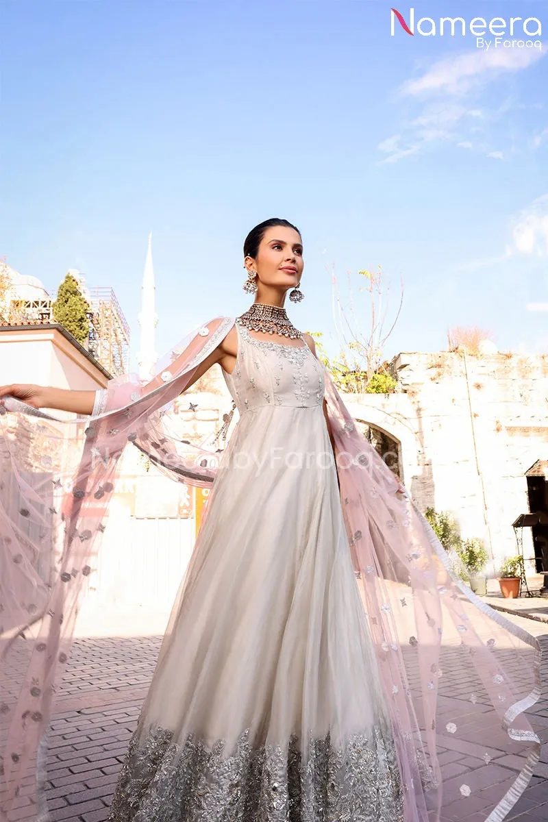 Pakistani Traditional Pishwas Dress for Bride #BS673