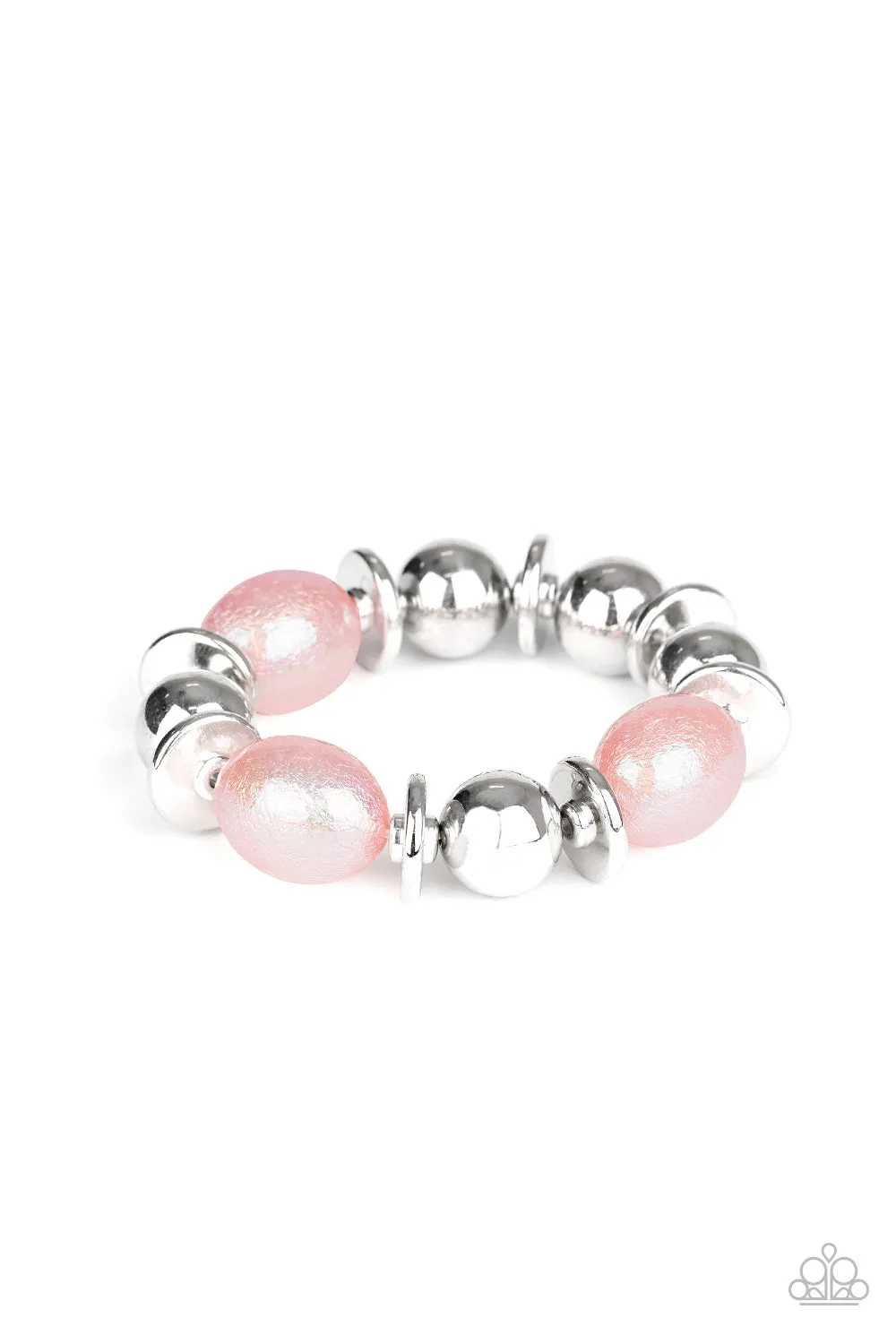 Paparazzi Big League Luster - Pink Bracelet