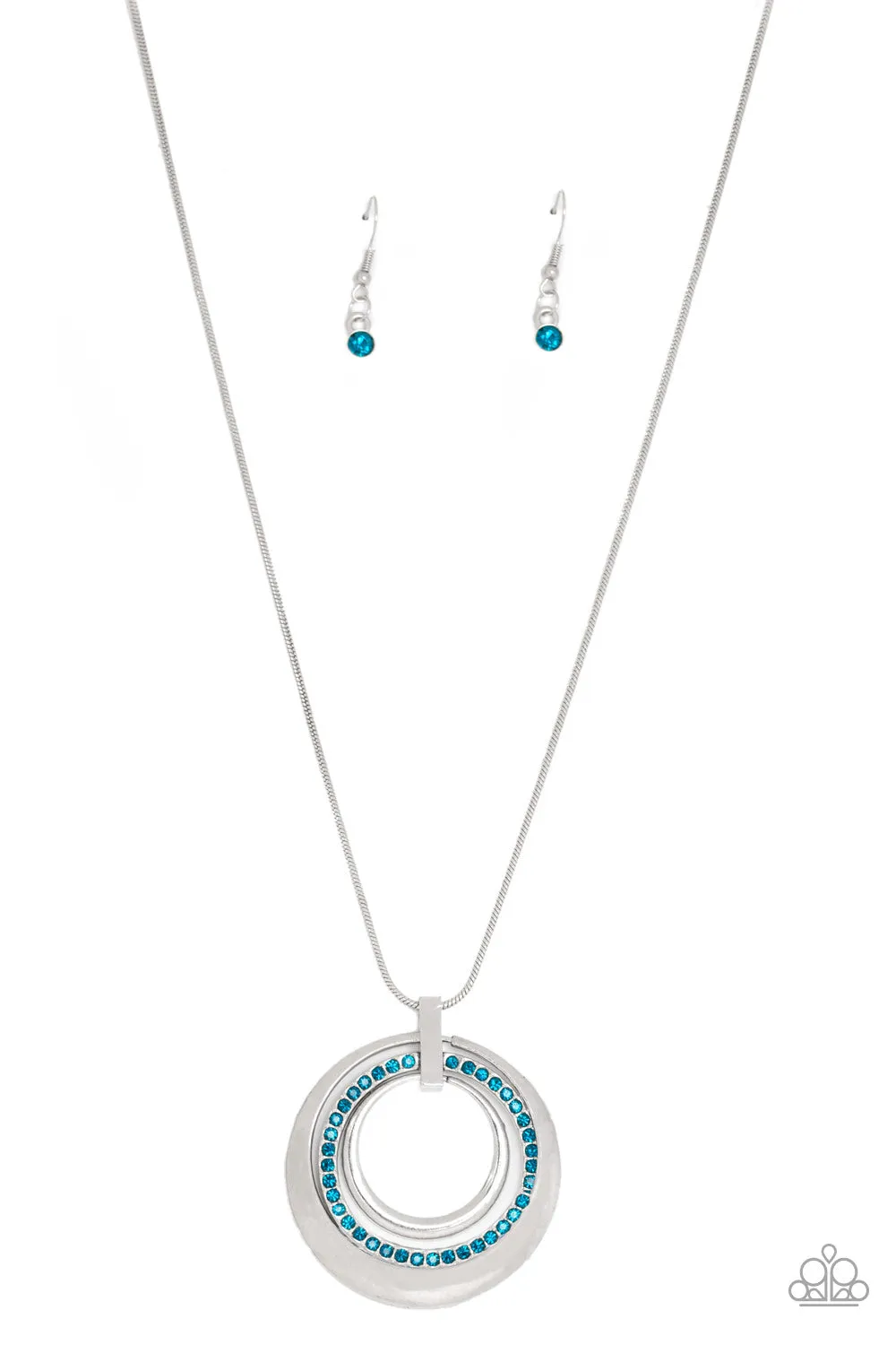 Paparazzi Gather Around Gorgeous - Blue Necklace