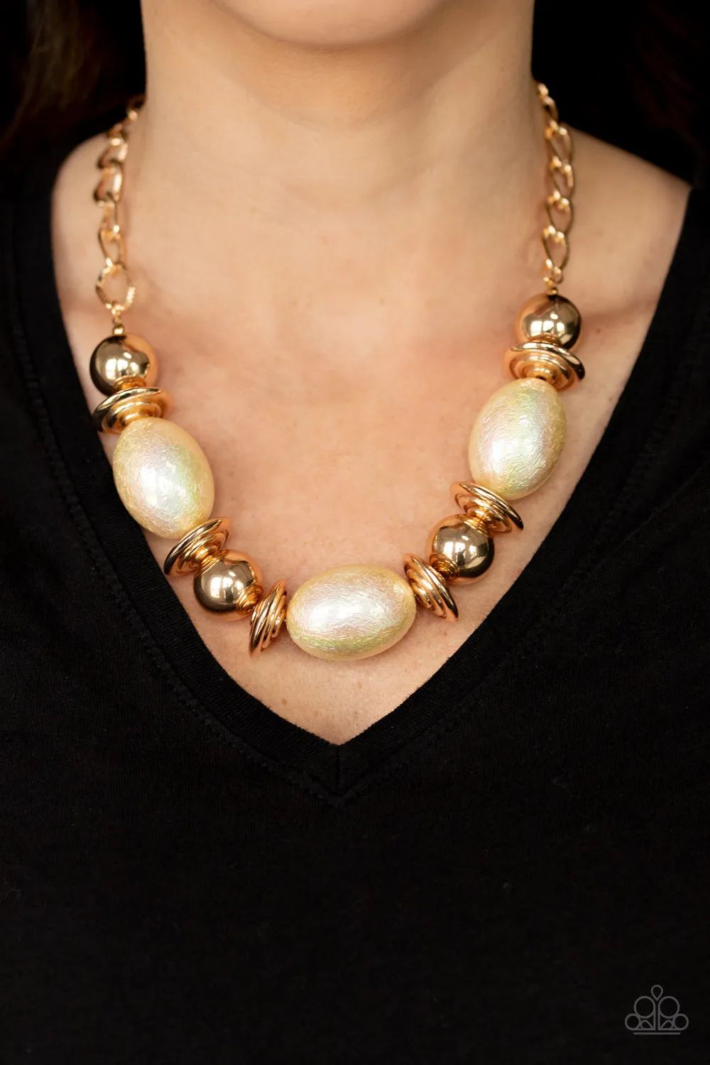 Paparazzi Welcome To The Big Leagues - Gold Necklace