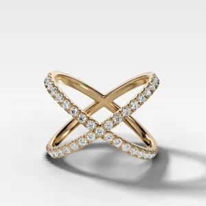 Pavé X Diamond band
