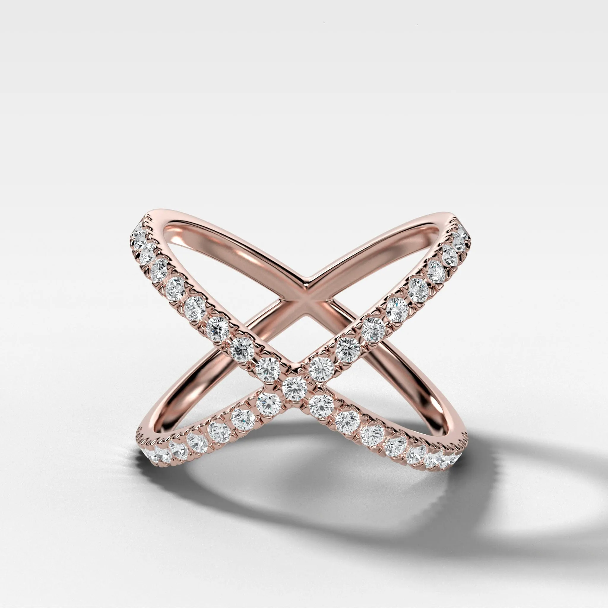 Pavé X Diamond band