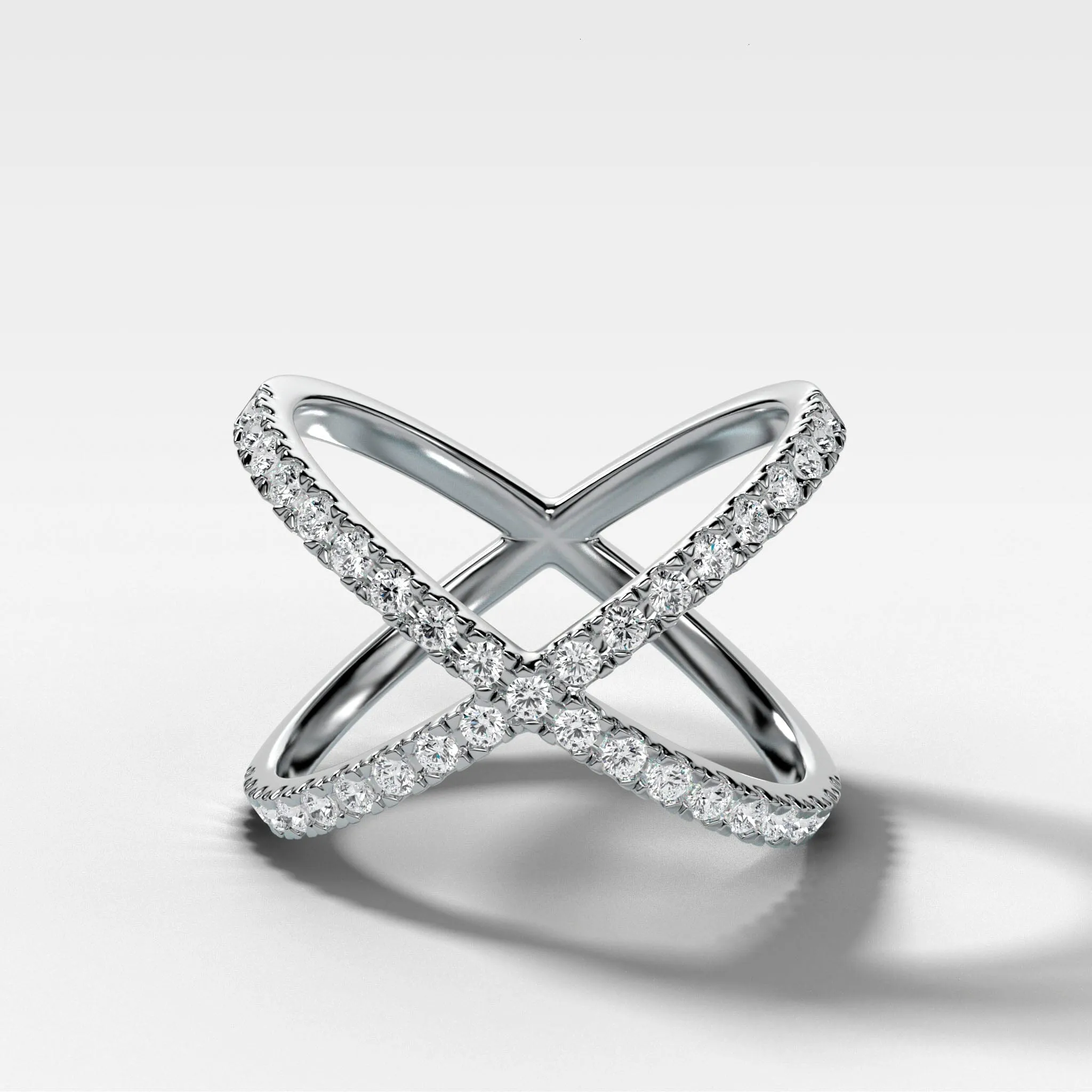 Pavé X Diamond band