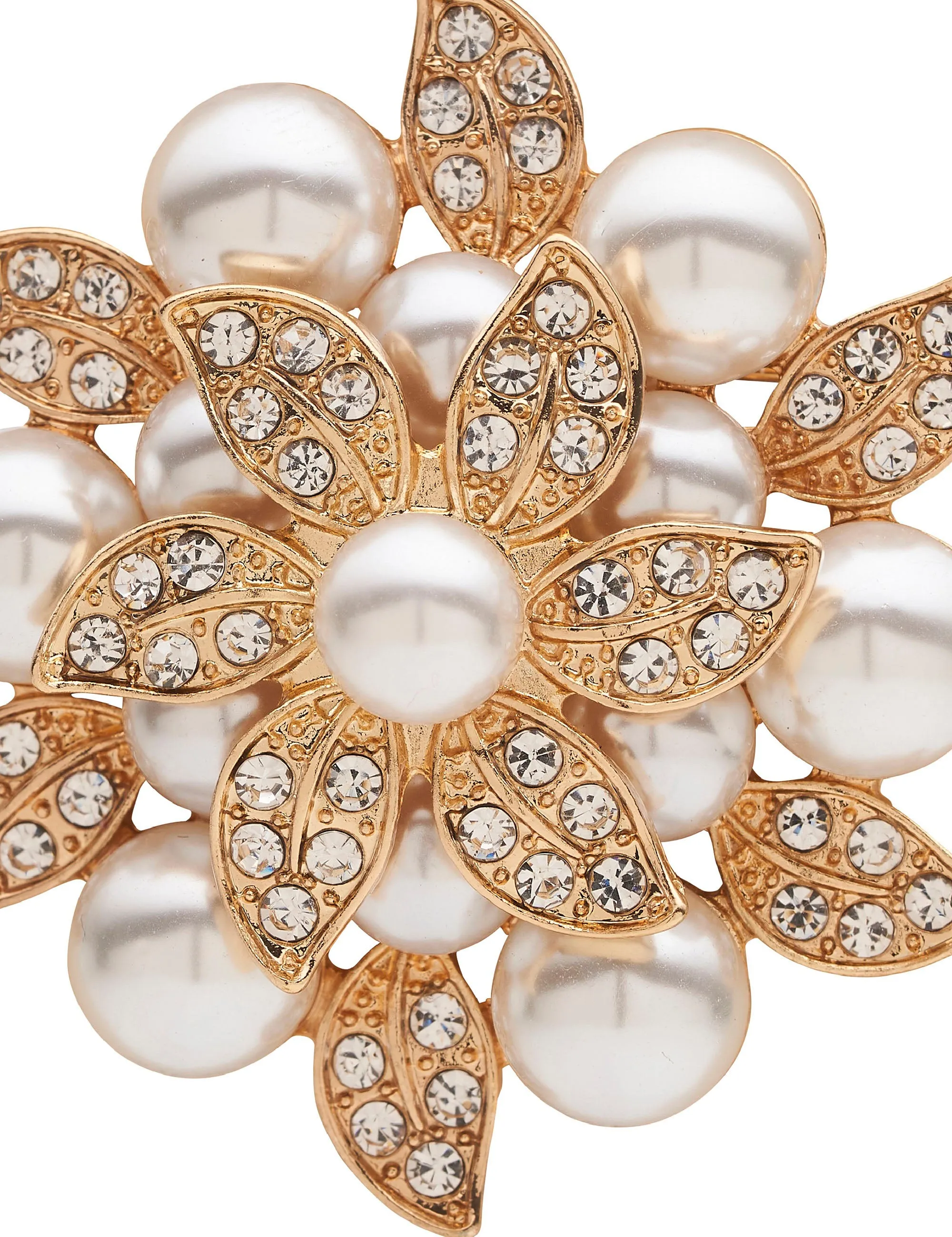 PEARL PETAL BROOCH