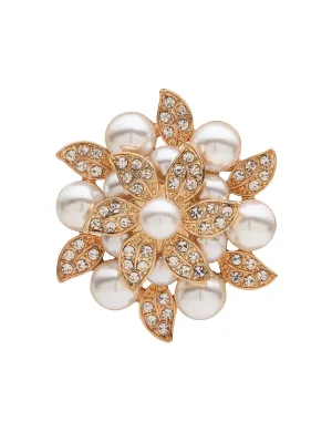 PEARL PETAL BROOCH