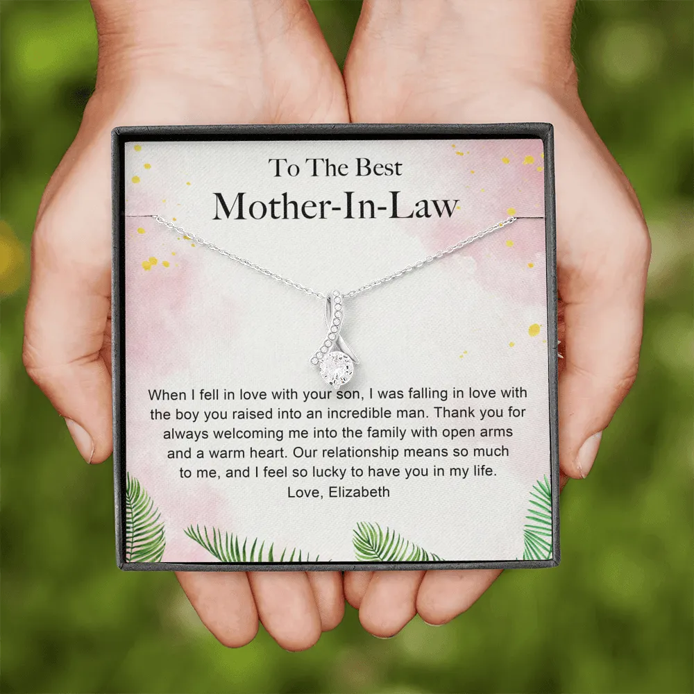 Personalized For My Mother In Law Gift From Daughter In Law