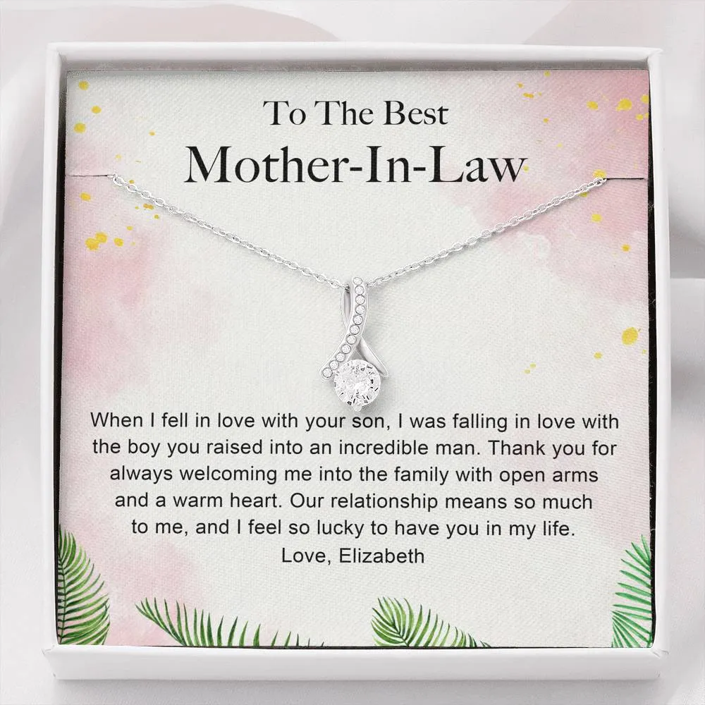 Personalized For My Mother In Law Gift From Daughter In Law