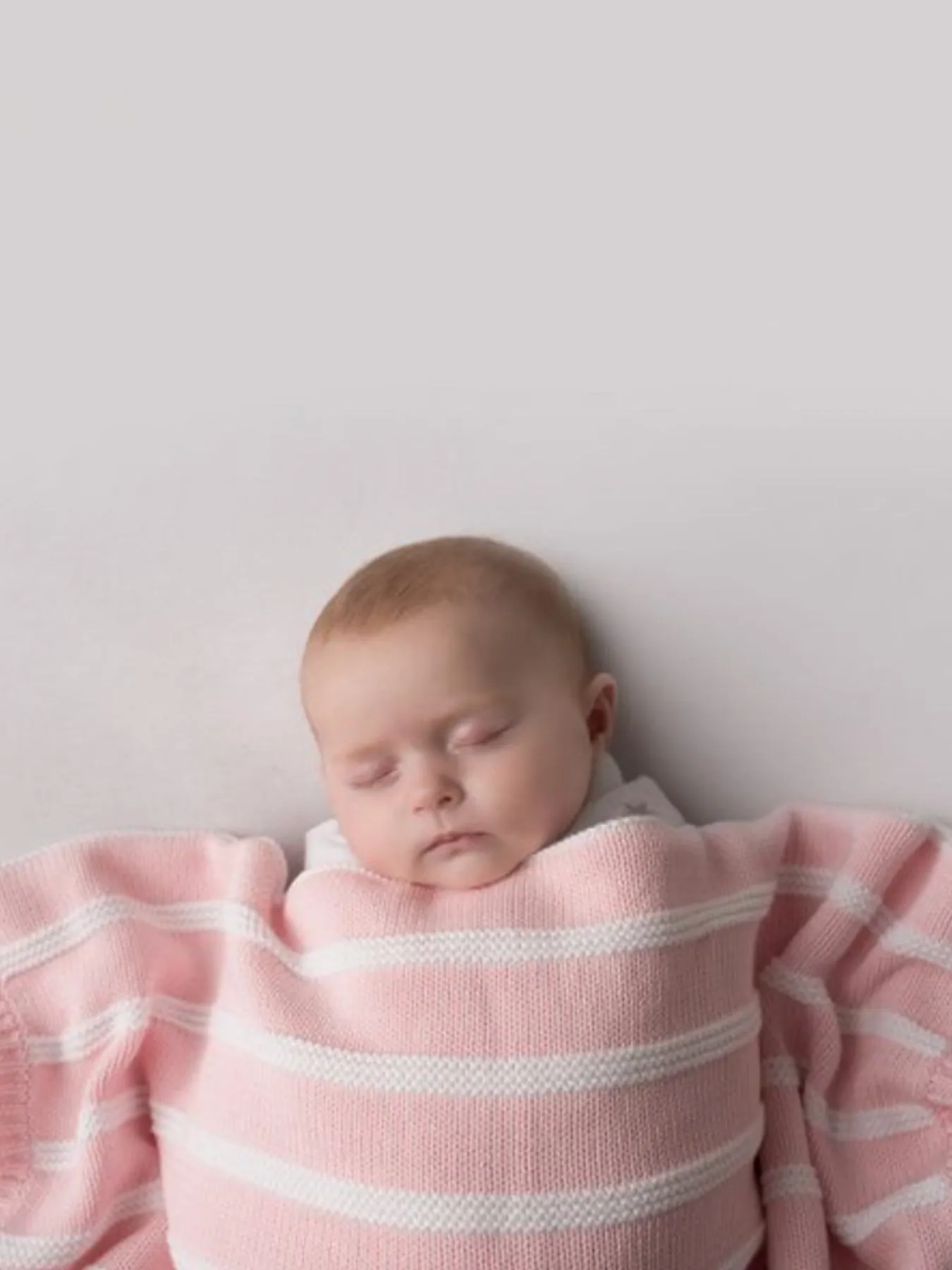 Pink & White Stripes Blanket