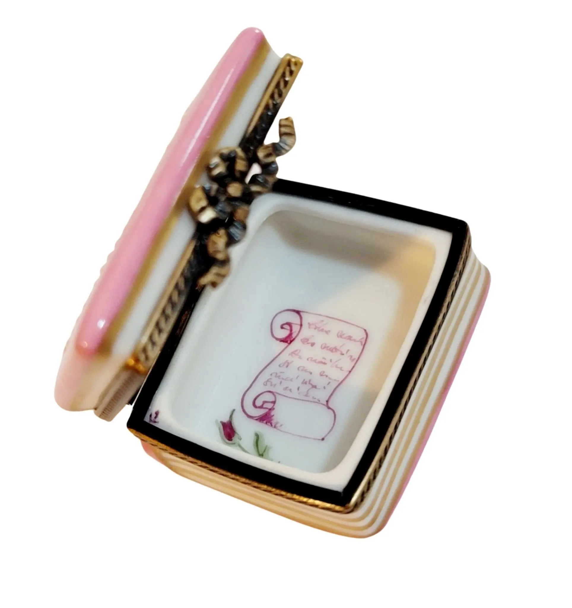 Pink French Book with River Home