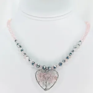 Pink Gemstone Tree – A Symbol of Love and Positivity, Heart