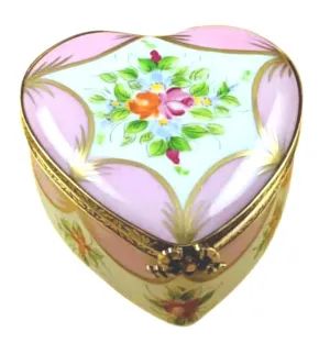 Pink Heart w Flowers
