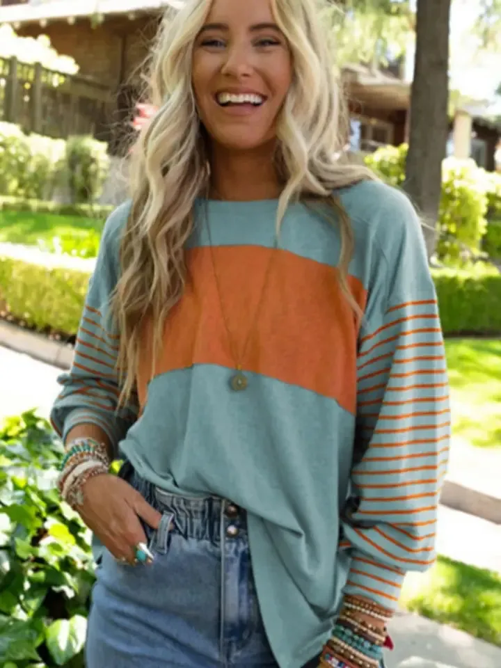 Pittman Striped Long Sleeve Top