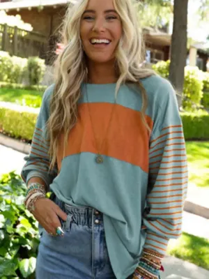 Pittman Striped Long Sleeve Top