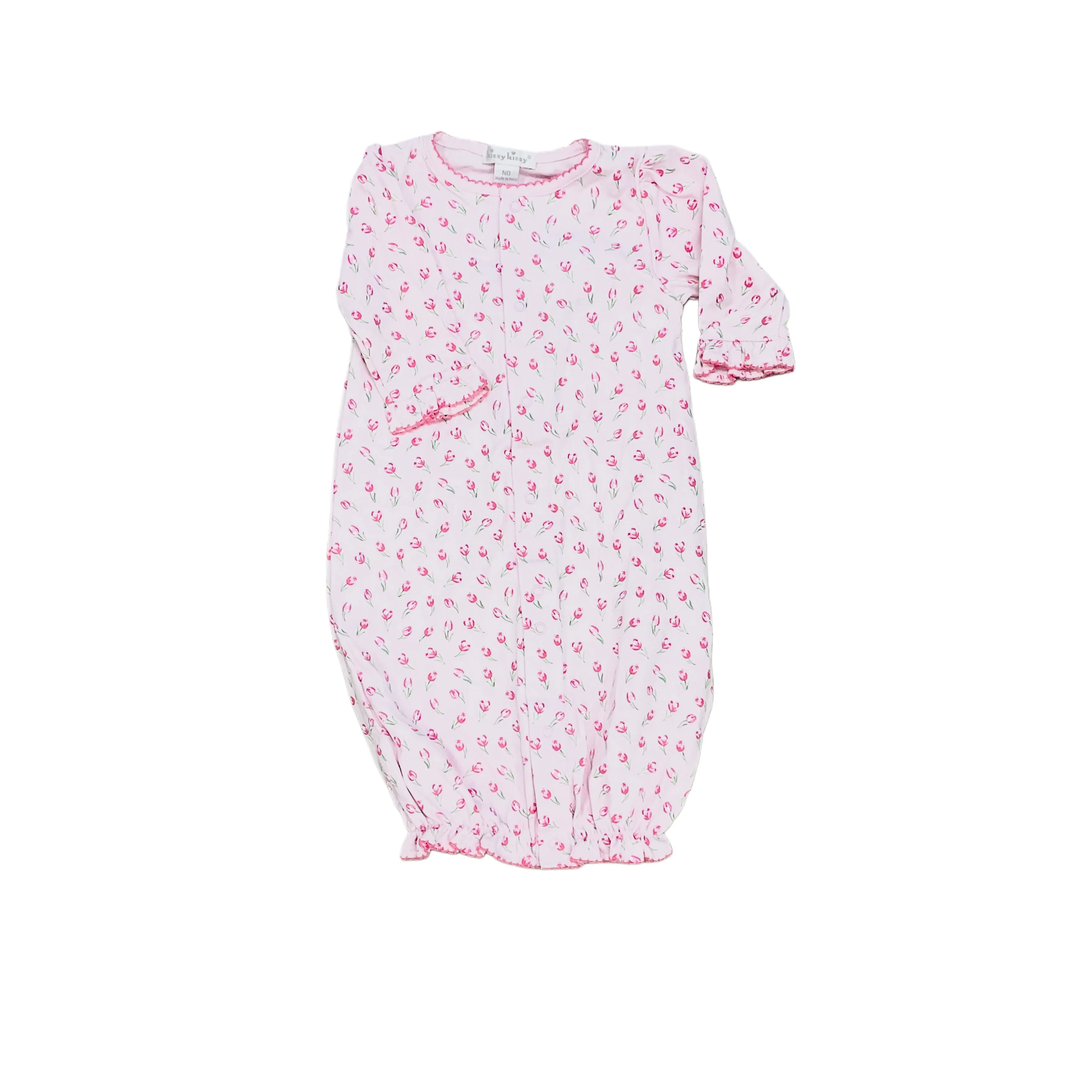 Pk Tulip Blossoms Conv Gown