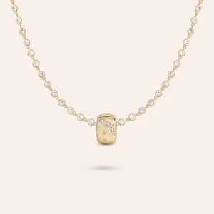 "The Rondelle" Galaxy Charm Necklace