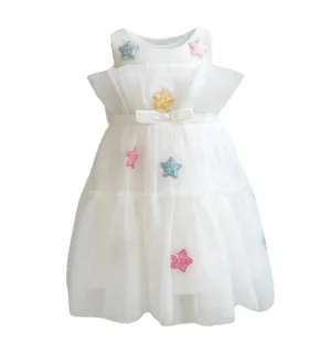 Rainbow Puff Star Dress
