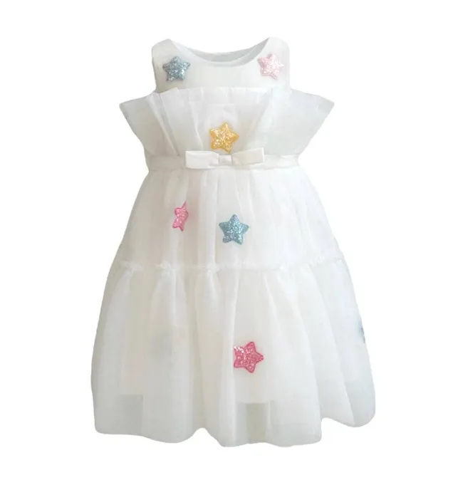 Rainbow Puff Star Dress
