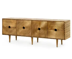Randers 4-Drawer, 2-Door Cabinet - Bungalow 5