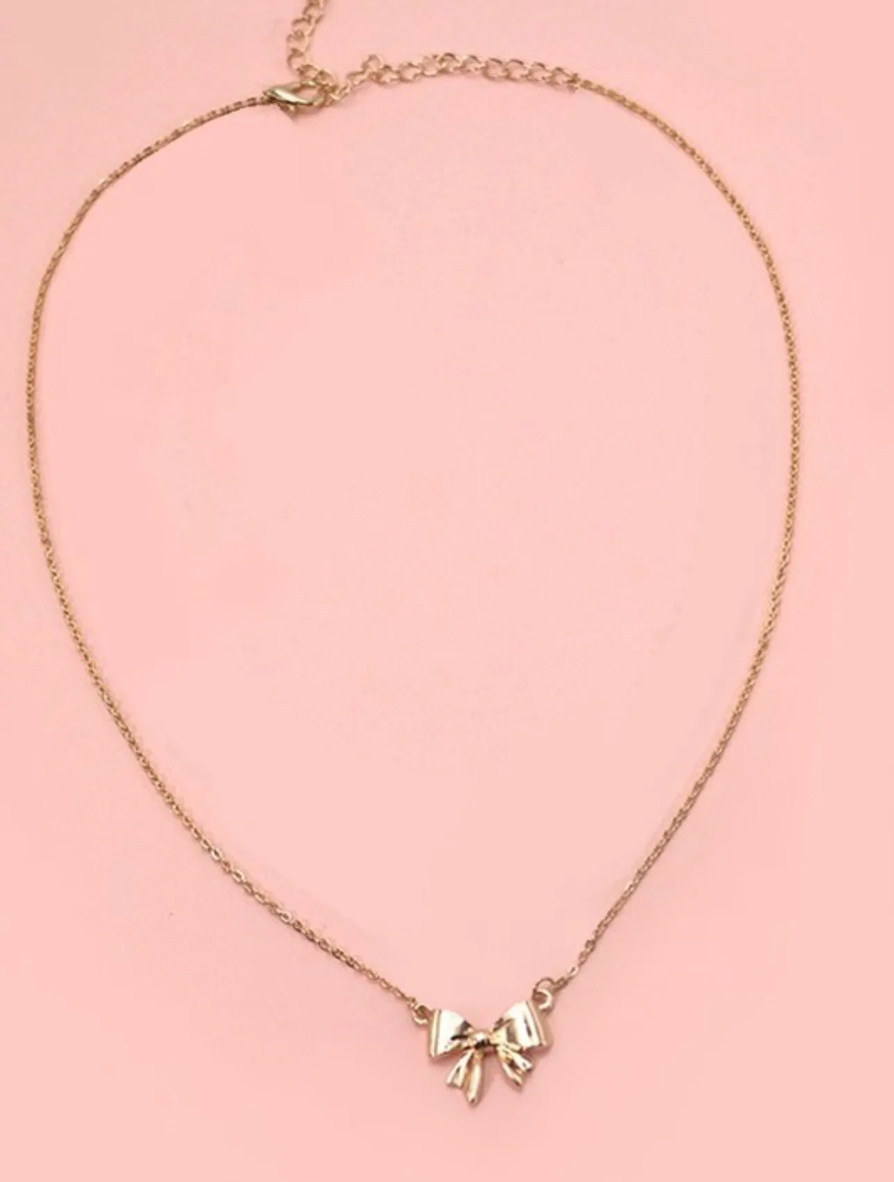 Ribbon Bow Necklace