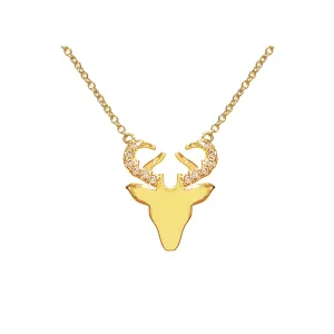 Roam Elk Pendant Necklace