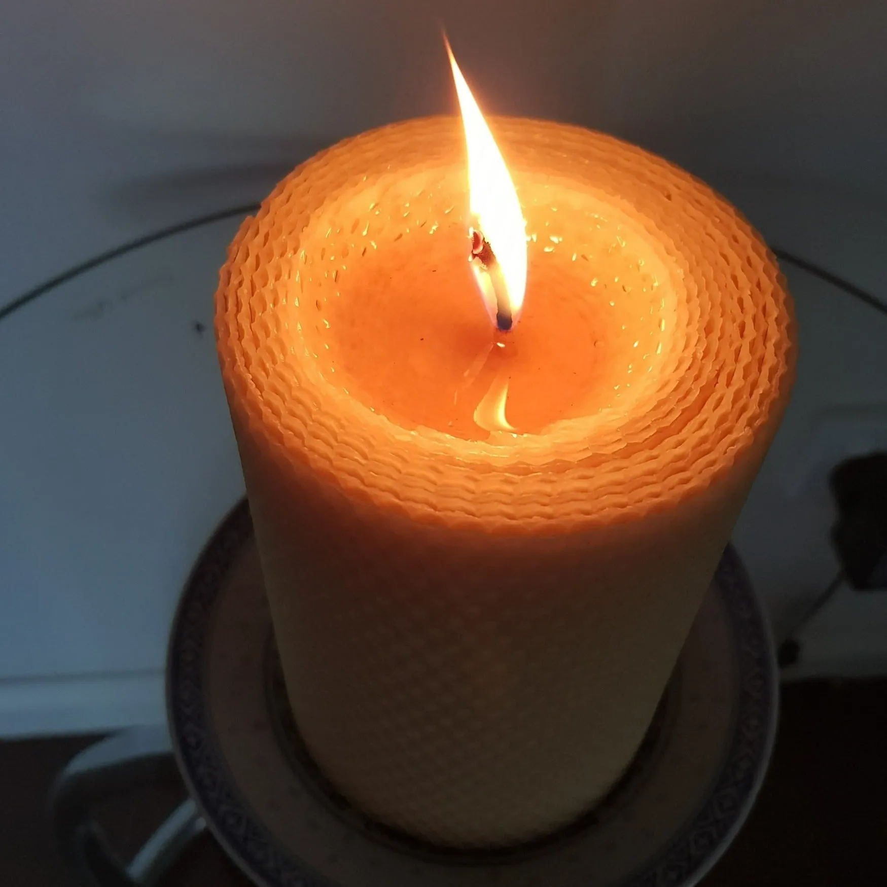 Rolled Pillar Candle