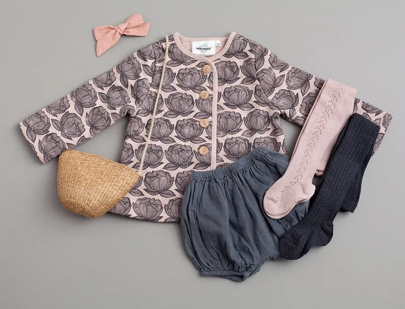 Roma Quilted Jacket, Peonies