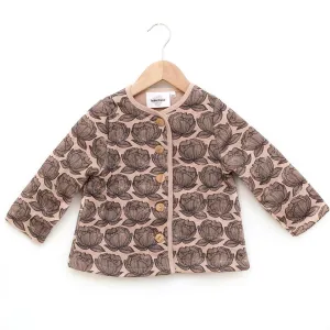 Roma Quilted Jacket, Peonies