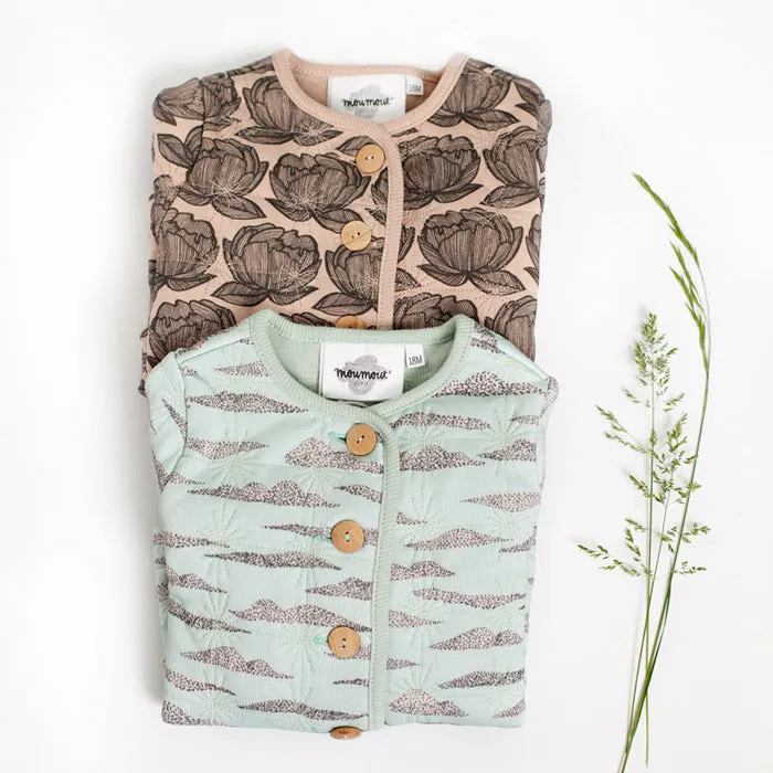 Roma Quilted Jacket, Peonies