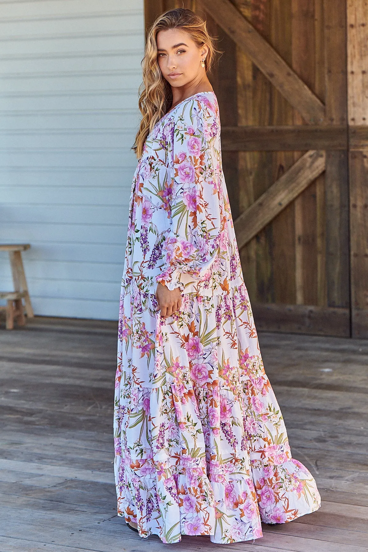 Rosalie  Maxi - White Acadia
