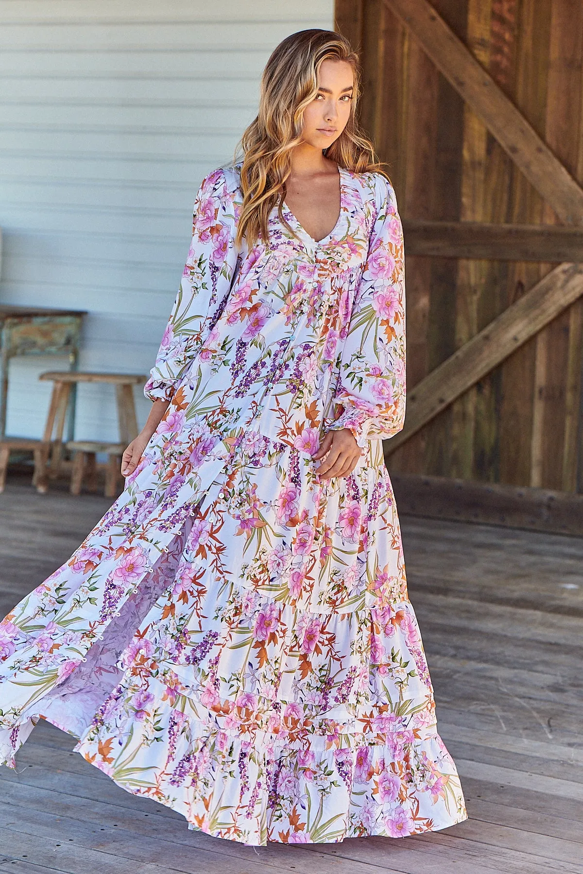 Rosalie  Maxi - White Acadia