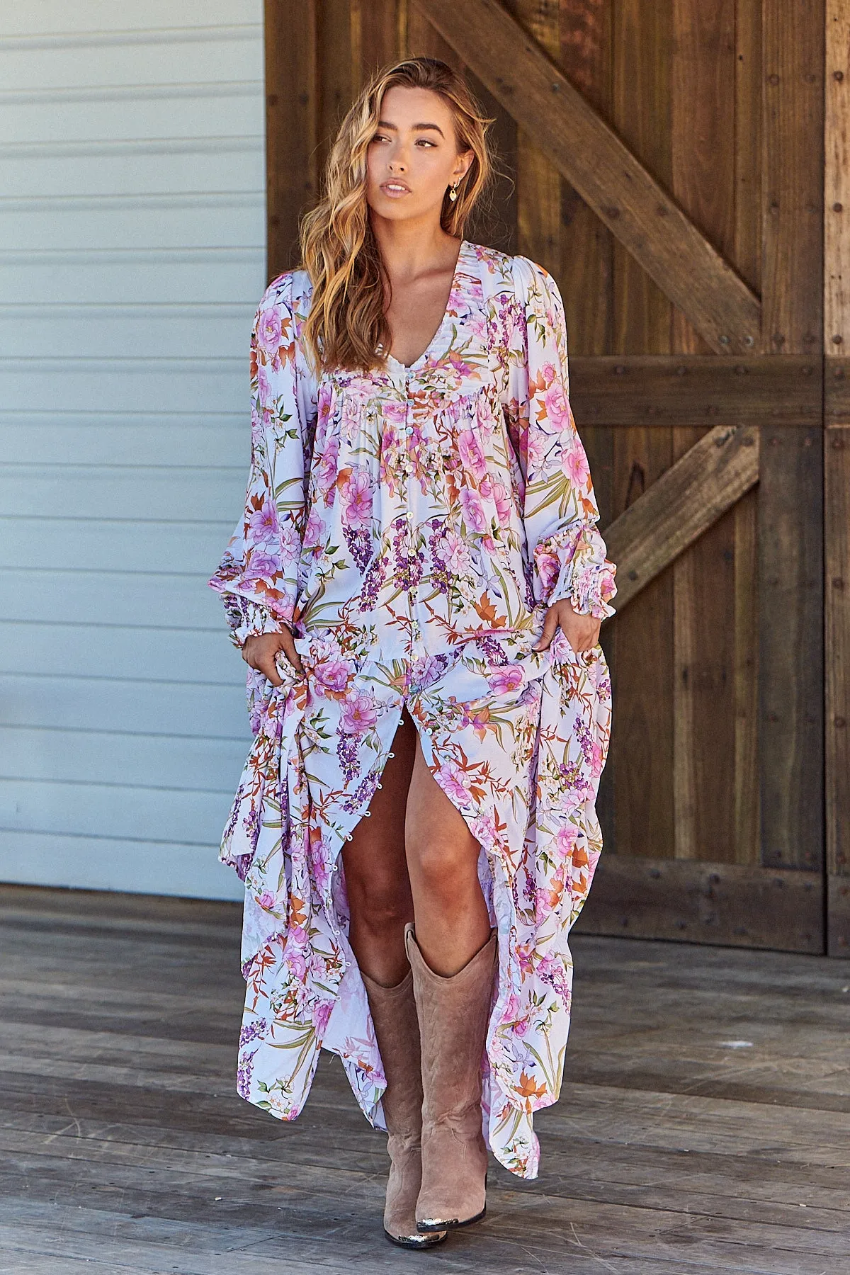 Rosalie  Maxi - White Acadia