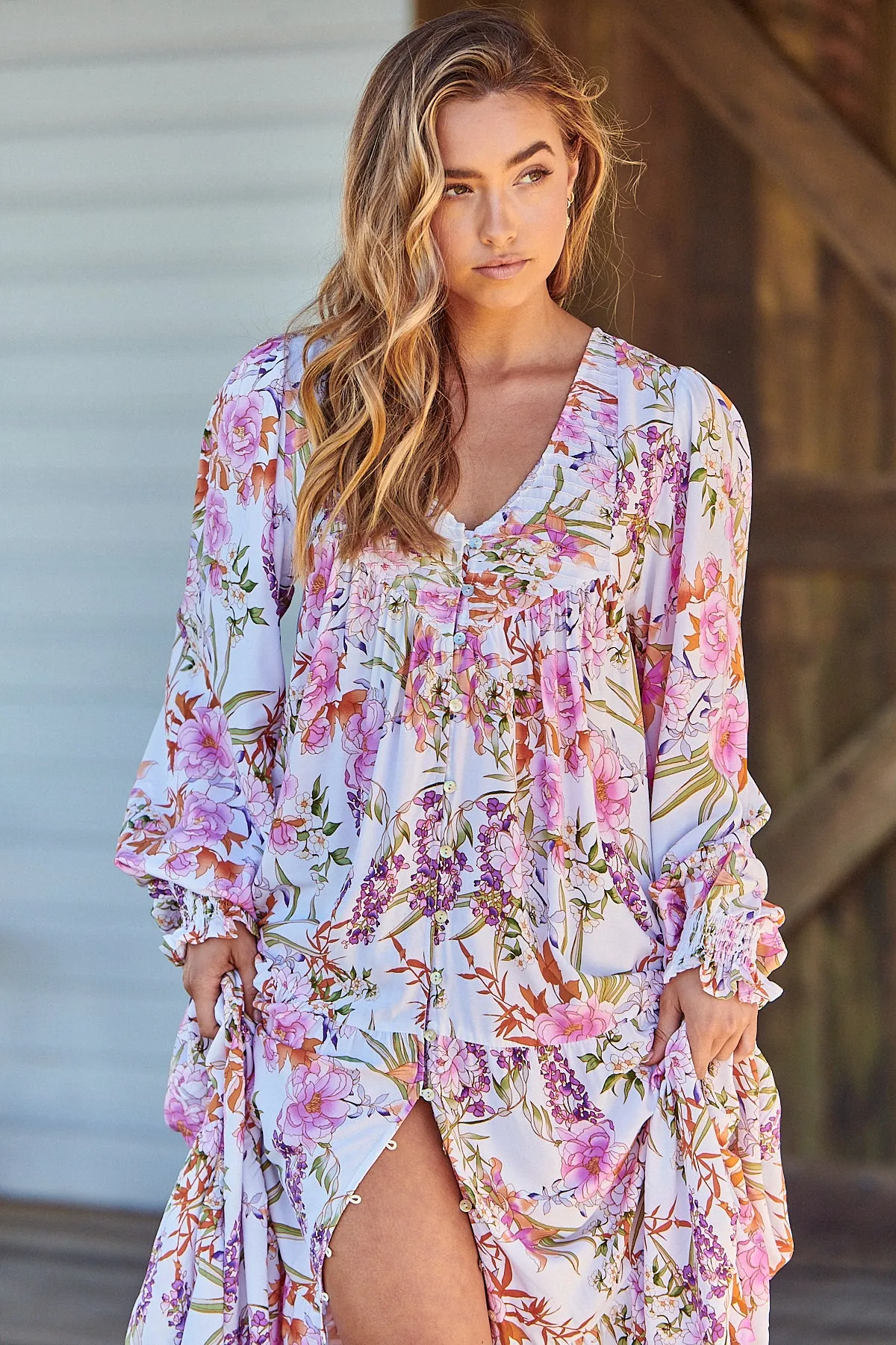 Rosalie  Maxi - White Acadia