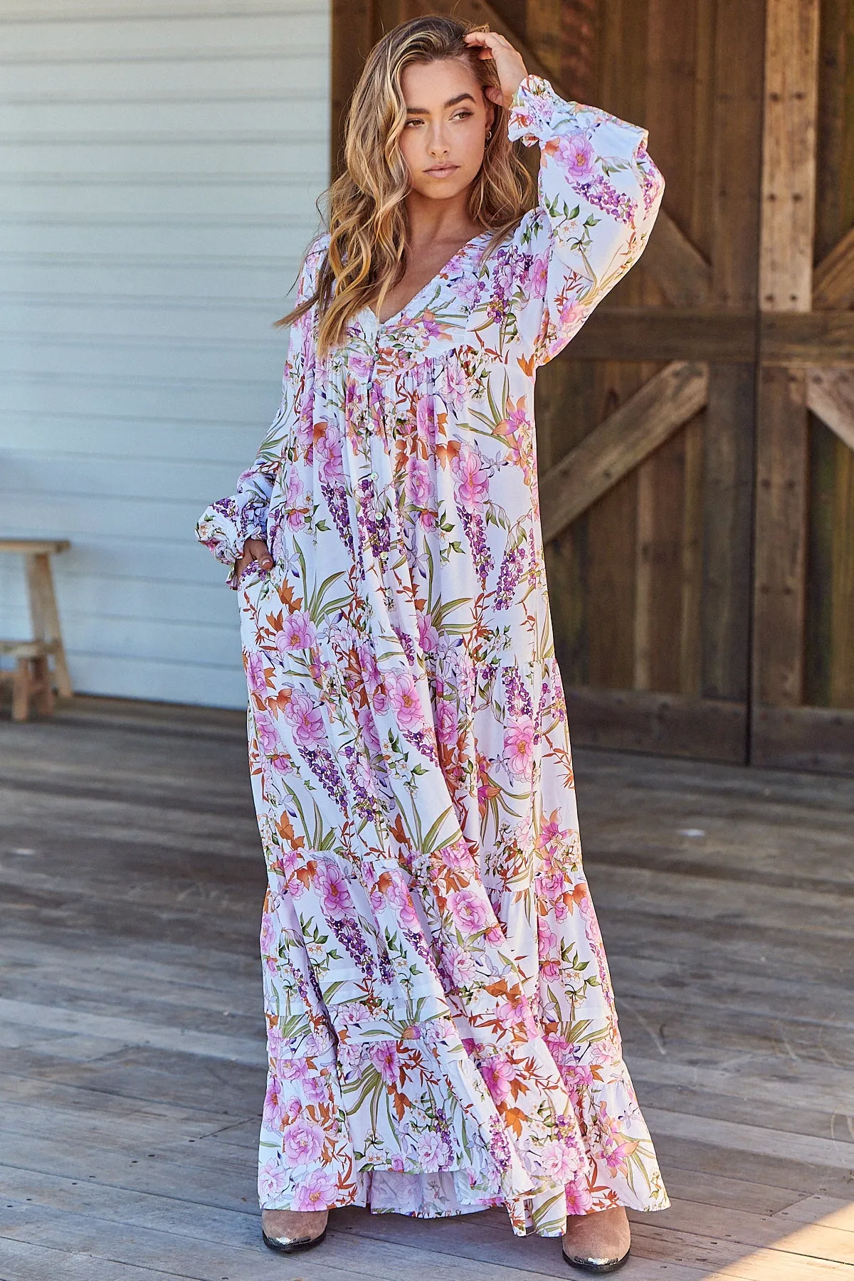 Rosalie  Maxi - White Acadia