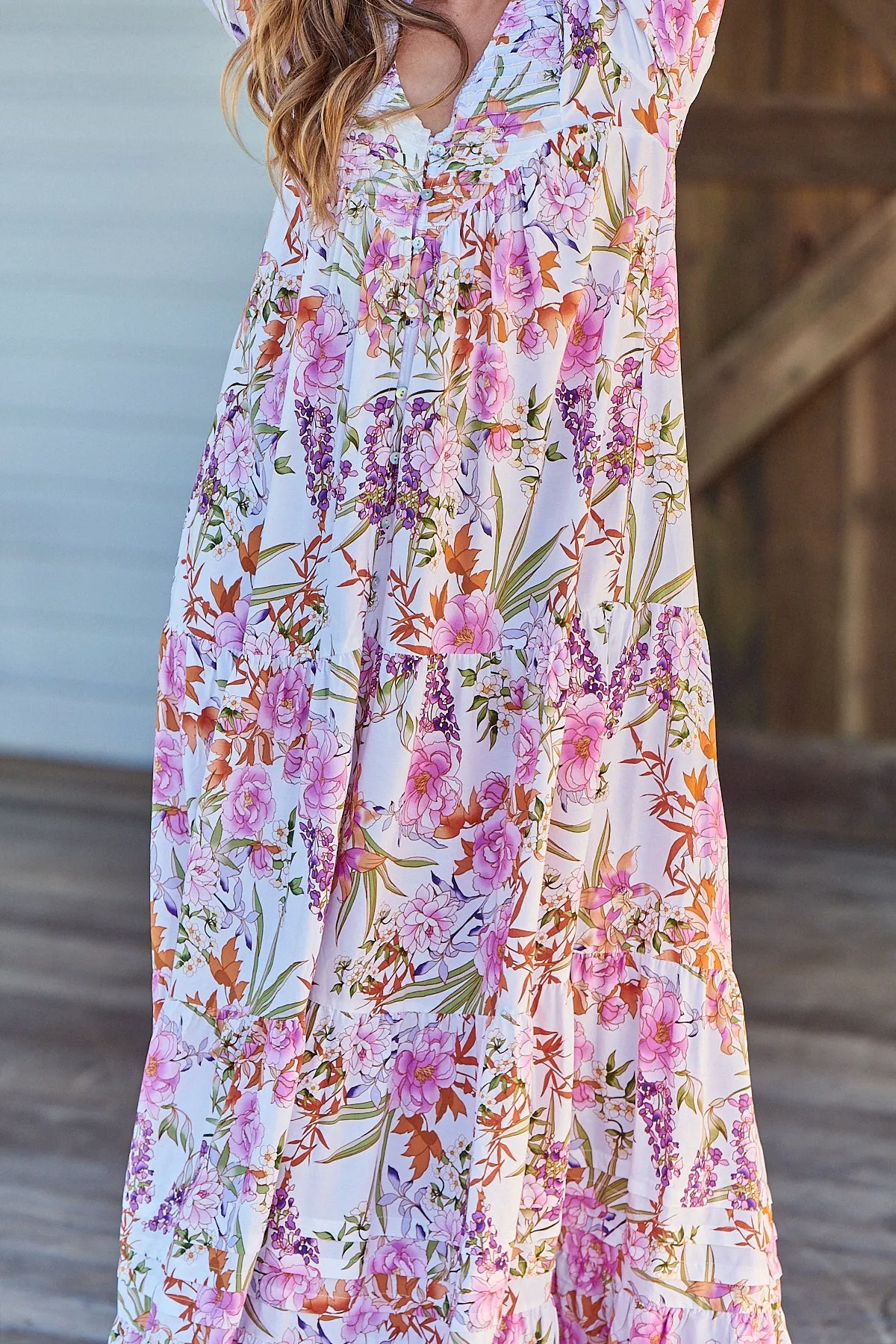 Rosalie  Maxi - White Acadia