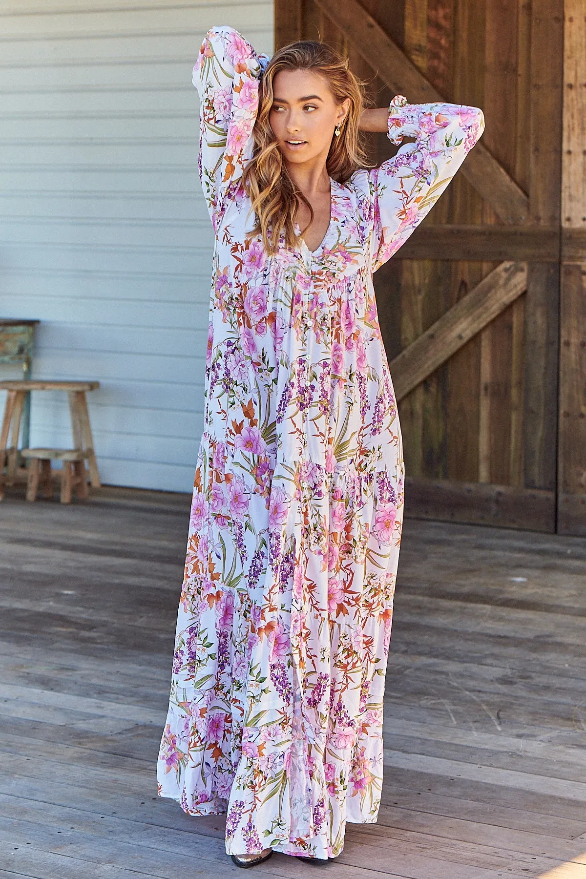 Rosalie  Maxi - White Acadia