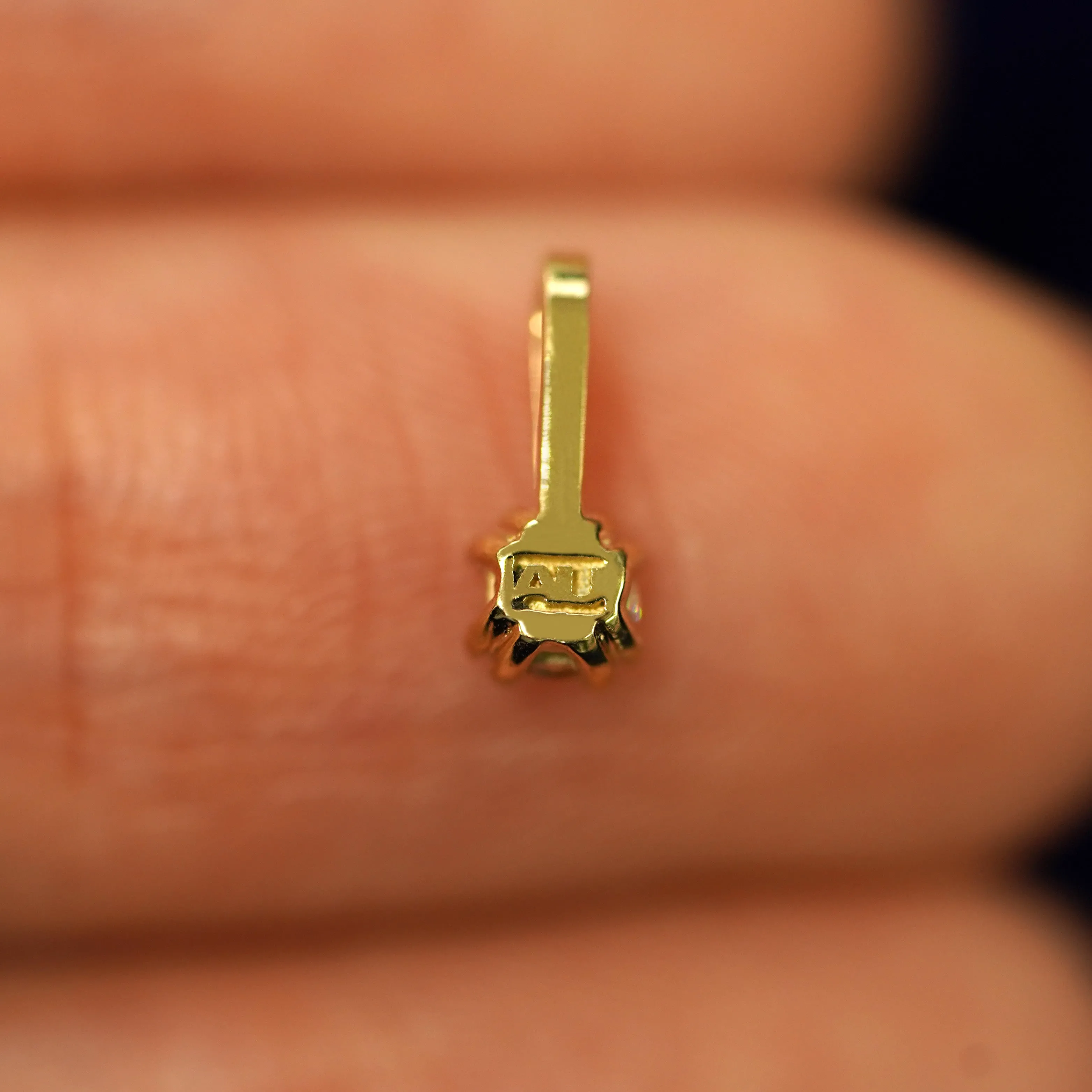 Rose Cut Diamond Charm