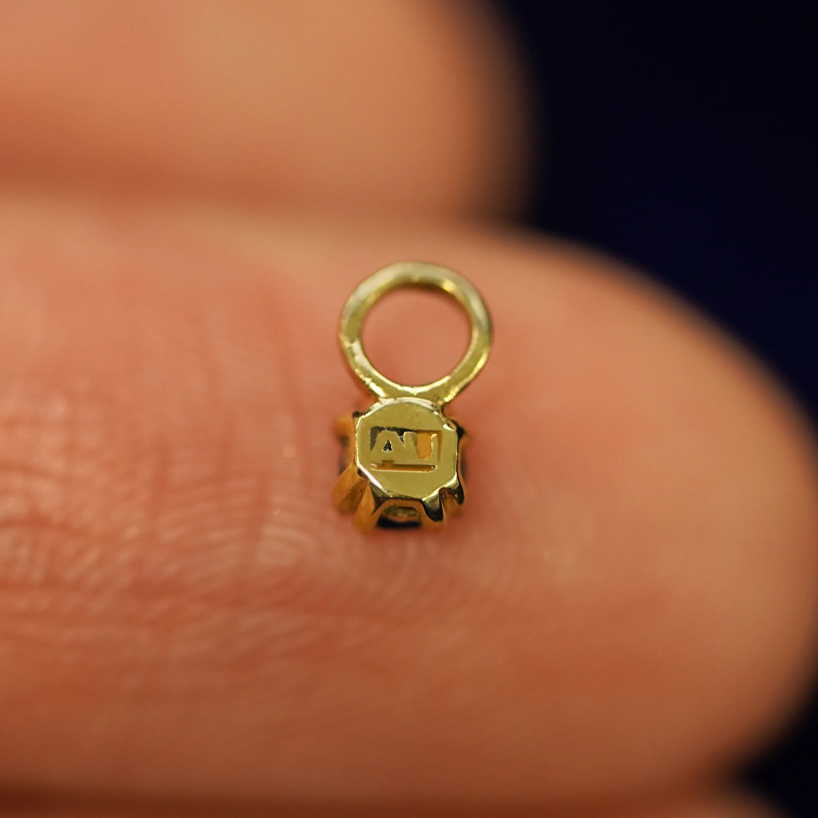 Rose Cut Diamond Charm