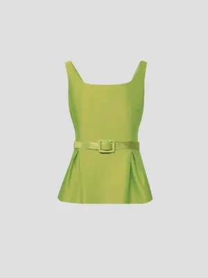 Rose Top in Apple Green