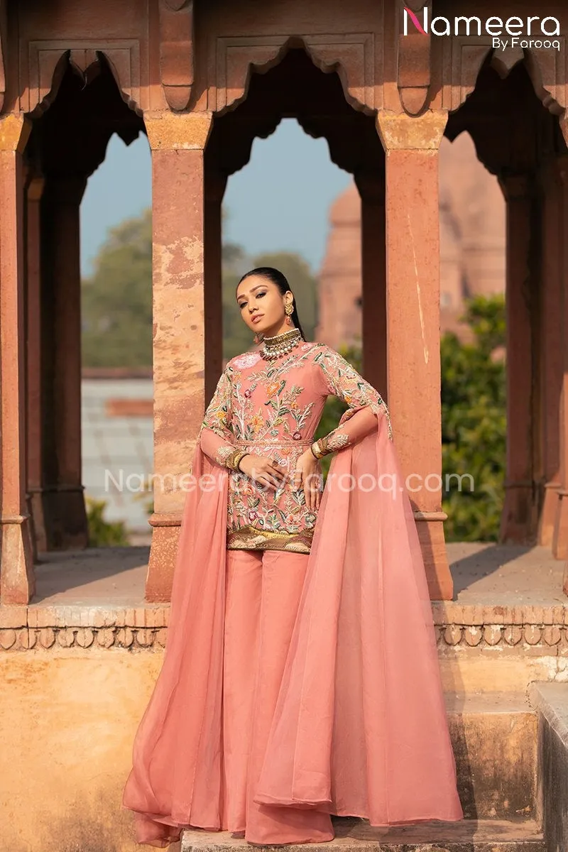 Royal Bridal Pakistani Wedding Dress Pink Online #BS170