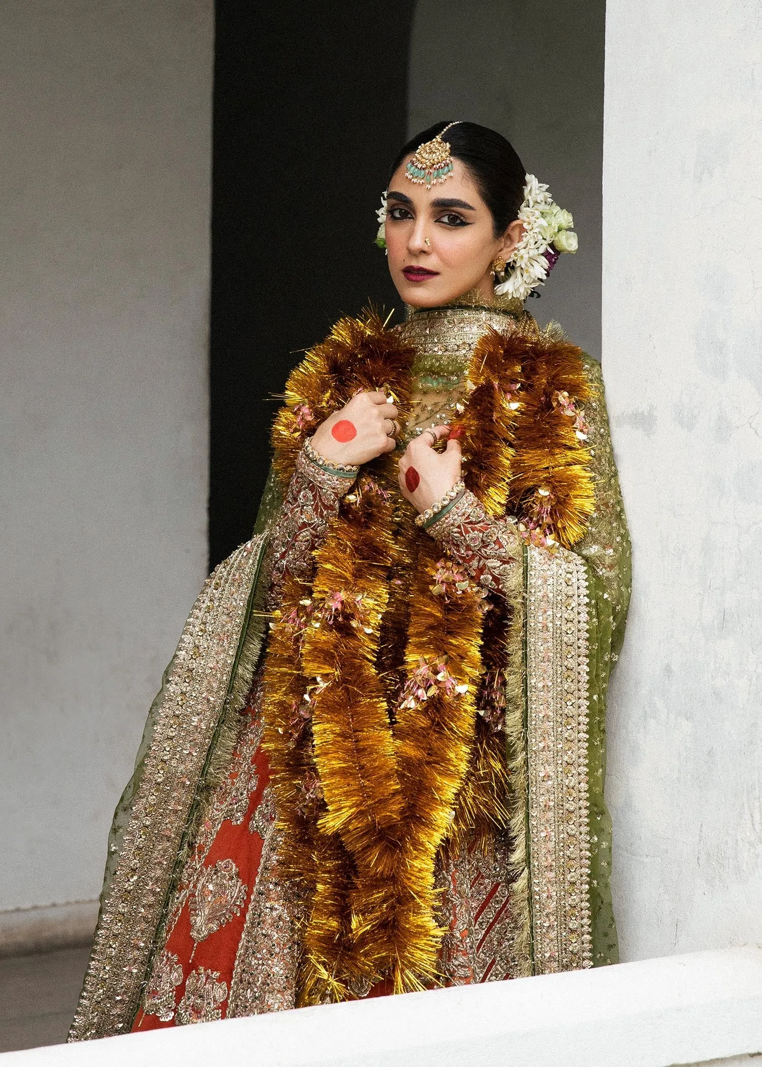 Royal Net Lehenga and Velvet Choli Bridal Wedding Dress