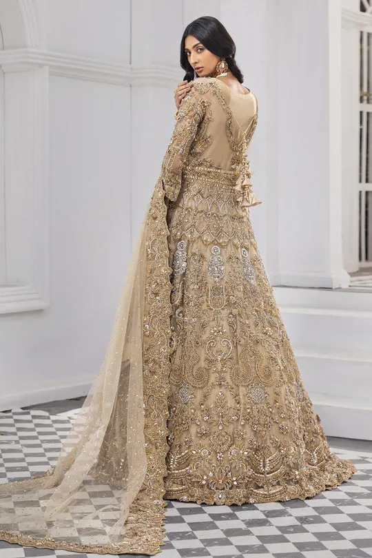 Royal Pakistani Bridal Maxi with Lehenga Dress #BS821
