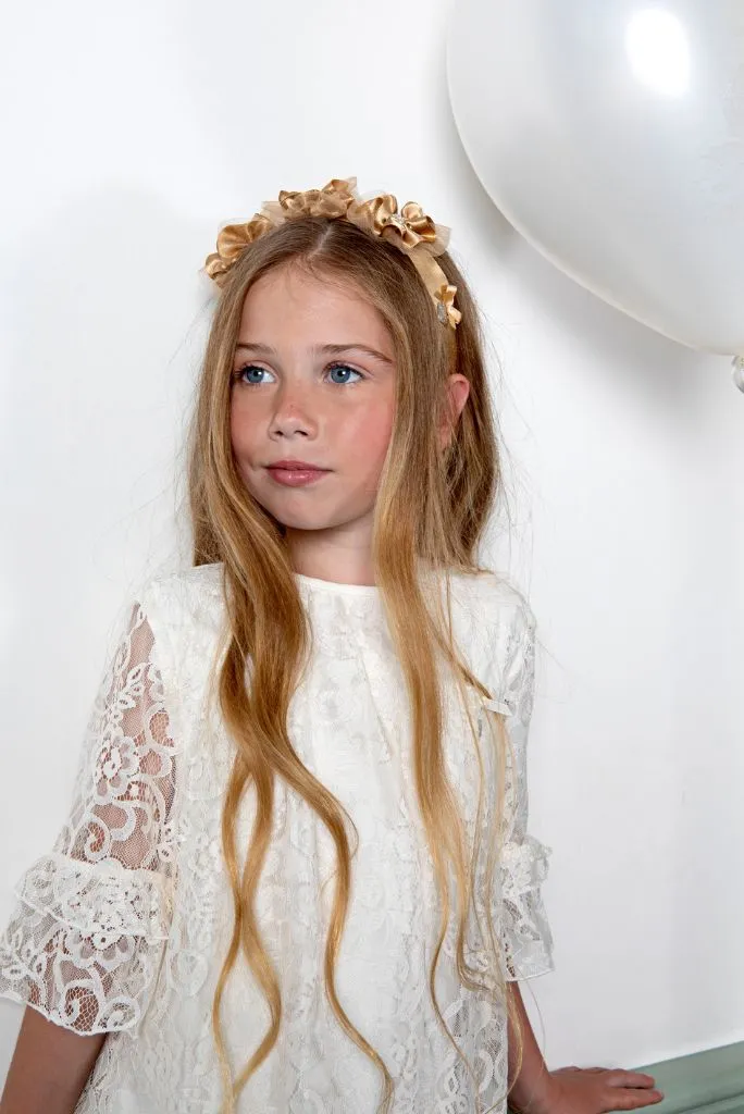 SAMBER White Lace Dress