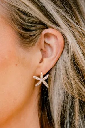 Sandy Days Ahead Earrings, Gold