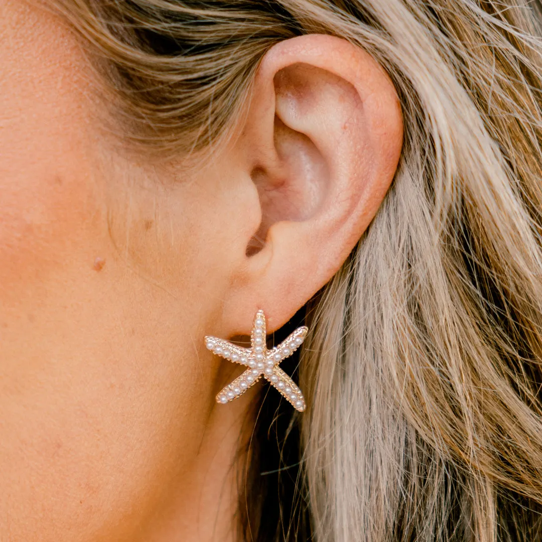 Sandy Days Ahead Earrings, Gold