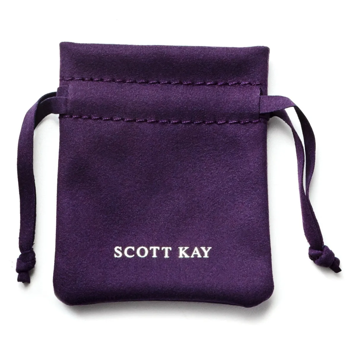 Scott Kay Hammered Silver & Leather Loop Bracelet, 8.5 Inches