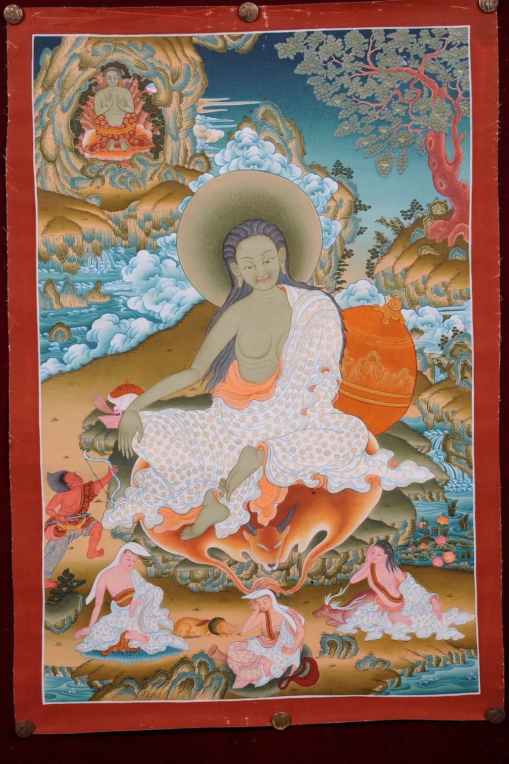 Serene White Tara Thangka