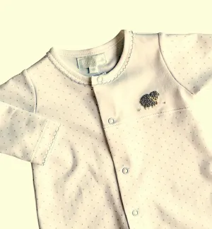 Sheep Unisex - baby converter gown Pima Cotton
